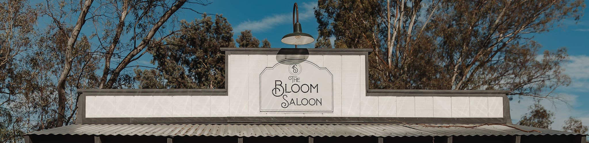 The Bloom Saloon sign at Four Shores Ranch